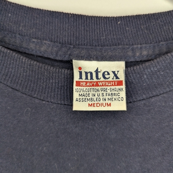 Vintage Intex embroidered Vermont Green Mountains trees landscape graphic size M - Picture 4 of 4